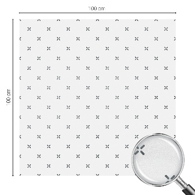 Toom Sichtschutzfolie Geometrische Kreuze