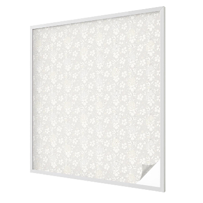 Fensterfolie mit Motiv Buntglas Zarte Blüten