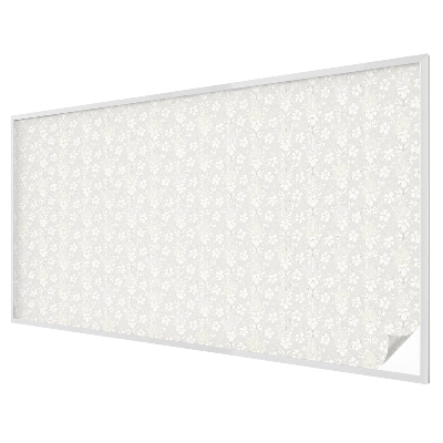 Fensterfolie mit Motiv Buntglas Zarte Blüten