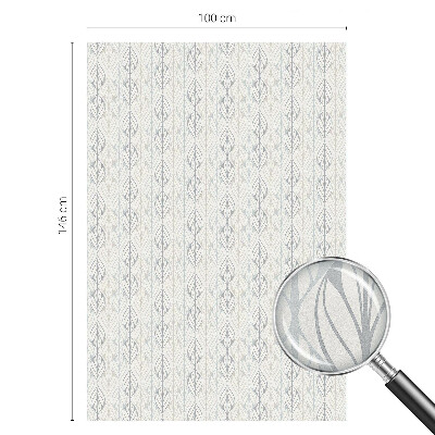 Sichtschutz Klebefolie für Fenster Blattmuster