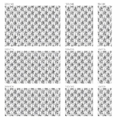 Fensterfolie mit Motiv Buntglas Laubige Eleganz