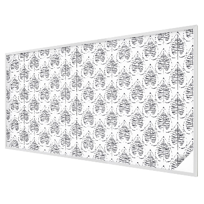 Fensterfolie mit Motiv Buntglas Laubige Eleganz