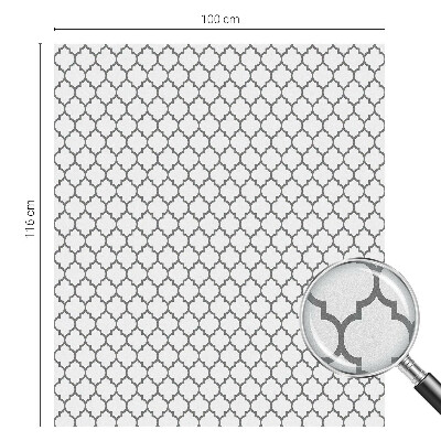 Fensterfolie Sichtschutz Geometrisches Muster