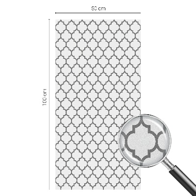 Fensterfolie Sichtschutz Geometrisches Muster