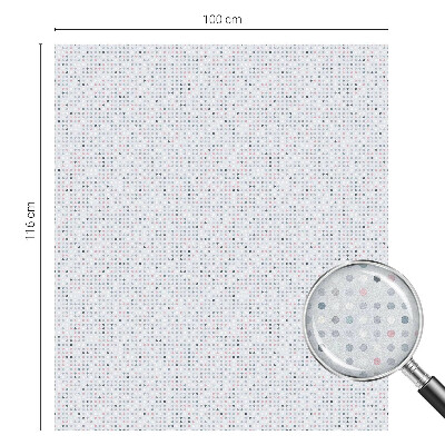 Milchglasfolie Fenster Buntglasoptik Pastellfarbene Punkte