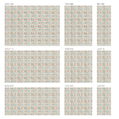 Fensterfolie mit Motiv Buntglas Rustikale Fliesen