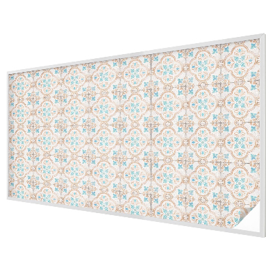 Fensterfolie mit Motiv Buntglas Rustikale Fliesen