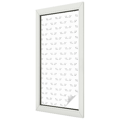 Fensterfolie Sichtschutz Punktmuster