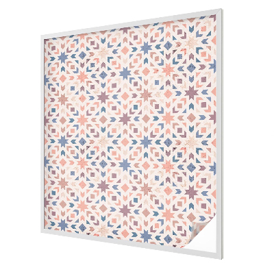 Milchglasfolie Fenster Buntglasoptik Bunte Muster