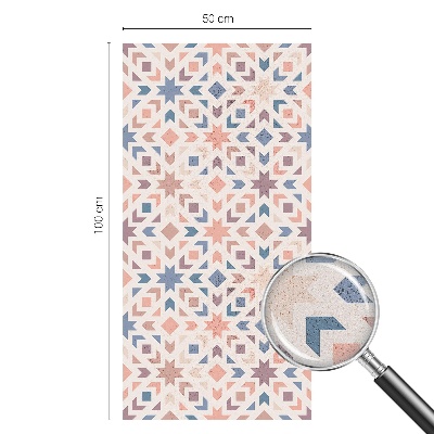 Milchglasfolie Fenster Buntglasoptik Bunte Muster