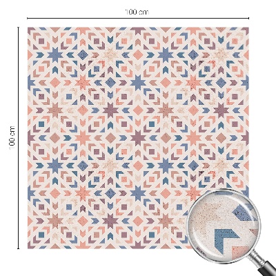 Milchglasfolie Fenster Buntglasoptik Bunte Muster