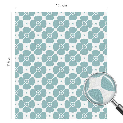 Fensterfolie Sichtschutz Blumensymmetrie