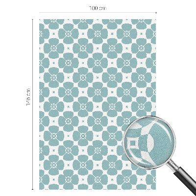 Fensterfolie Sichtschutz Blumensymmetrie