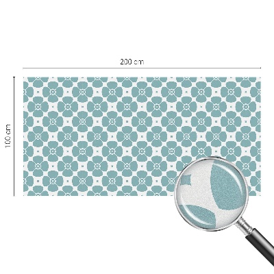 Fensterfolie Sichtschutz Blumensymmetrie