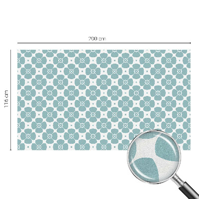 Fensterfolie Sichtschutz Blumensymmetrie