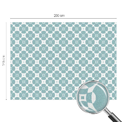 Fensterfolie Sichtschutz Blumensymmetrie