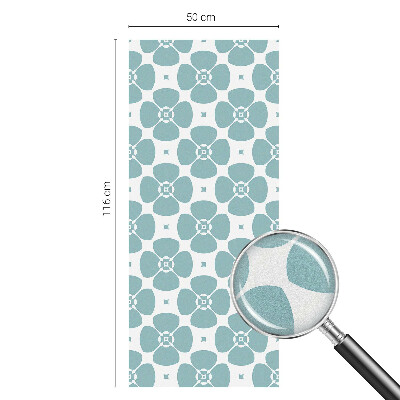 Fensterfolie Sichtschutz Blumensymmetrie