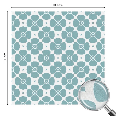 Fensterfolie Sichtschutz Blumensymmetrie