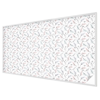 Fensterfolie mit Motiv Buntglas Pflanzenblätter