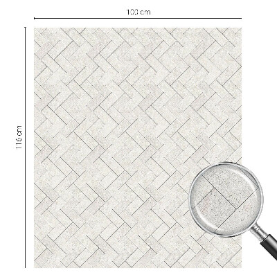 Sichtschutz Klebefolie für Fenster Fischgrätmuster