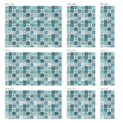 Milchglasfolie Fenster Buntglasoptik Boho-Fliesen