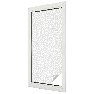Sichtschutz Klebefolie für Fenster Blattmuster