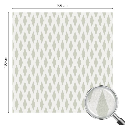 Fensterfolie mit Motiv Buntglas Rautenmuster