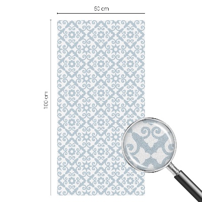 Sichtschutz Klebefolie für Fenster Blaue Ornamente