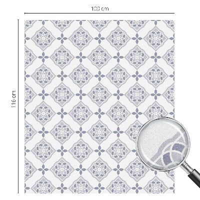 Fensterfolie Sichtschutz Blumenrauten