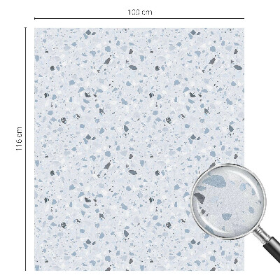 Milchglasfolie Fenster Buntglasoptik Modernes Mosaik