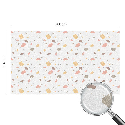 Fensterfolie Sichtschutz Abstrakter Terrazzo