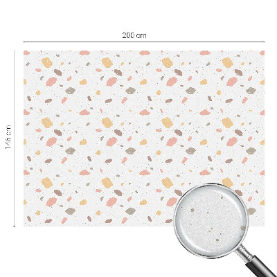 Fensterfolie Sichtschutz Abstrakter Terrazzo