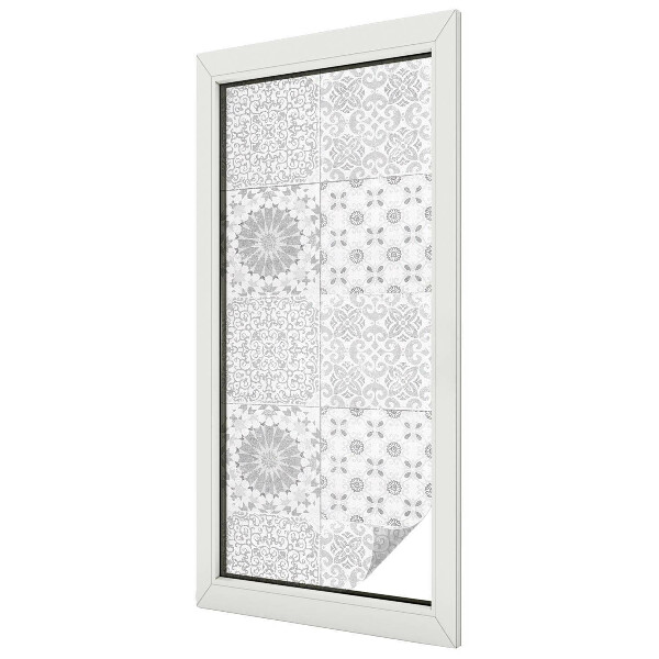 Fensterfolie mit Motiv Buntglas Klassische Eleganz