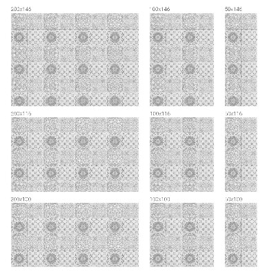 Fensterfolie mit Motiv Buntglas Klassische Eleganz