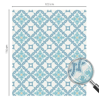 Milchglasfolie Fenster Buntglasoptik Klassische Symmetrie