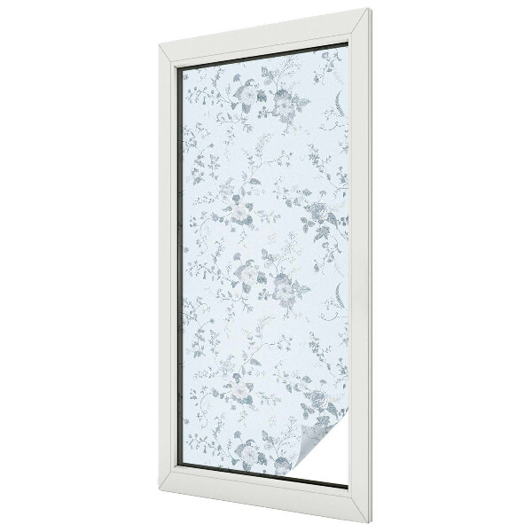 Fensterfolie Sichtschutz Zarte Blüten