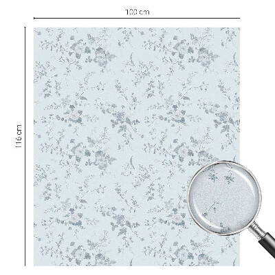 Fensterfolie Sichtschutz Zarte Blüten