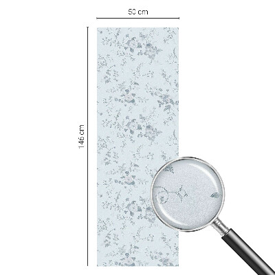 Fensterfolie Sichtschutz Zarte Blüten