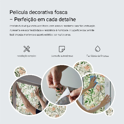 Sichtschutz Klebefolie für Fenster Blaue Fliesen