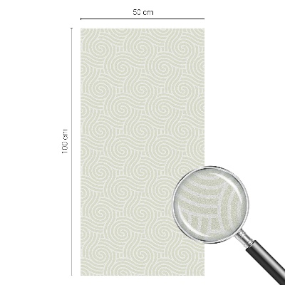 Fensterfolie mit Motiv Buntglas Geschwungene Linien