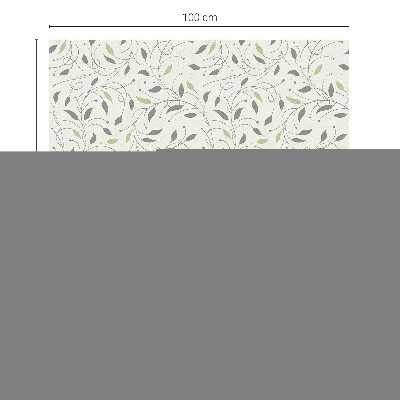 Fensterfolie mit Motiv Buntglas Blätter von Trieben