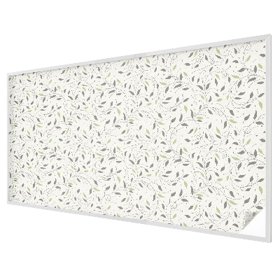 Fensterfolie mit Motiv Buntglas Blätter von Trieben