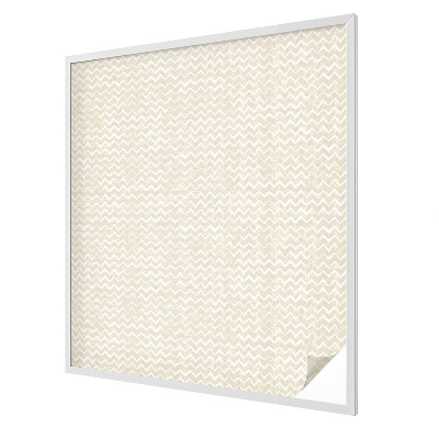 Sichtschutz Klebefolie für Fenster Beige Zickzack