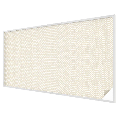 Sichtschutz Klebefolie für Fenster Beige Zickzack