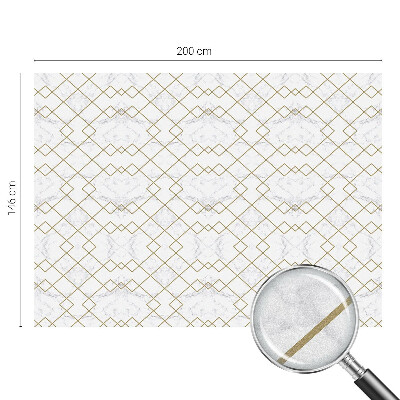 Milchglasfolie Fenster Buntglasoptik Geometrische Linien