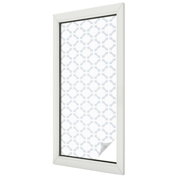 Fensterfolie Sichtschutz Geometrische Eleganz