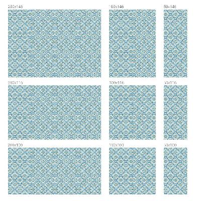 Milchglasfolie Fenster Buntglasoptik Geometrische Rosetten