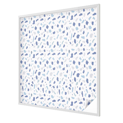 Fensterfolie Sichtschutz Blaue Muster