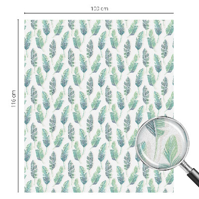 Sichtschutz Klebefolie für Fenster Tropische Blätter