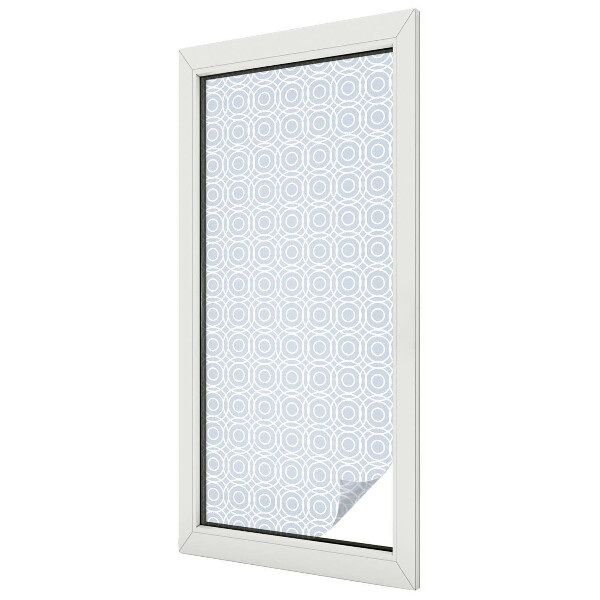 Fensterfolie mit Motiv Buntglas Moderne Geometrie
